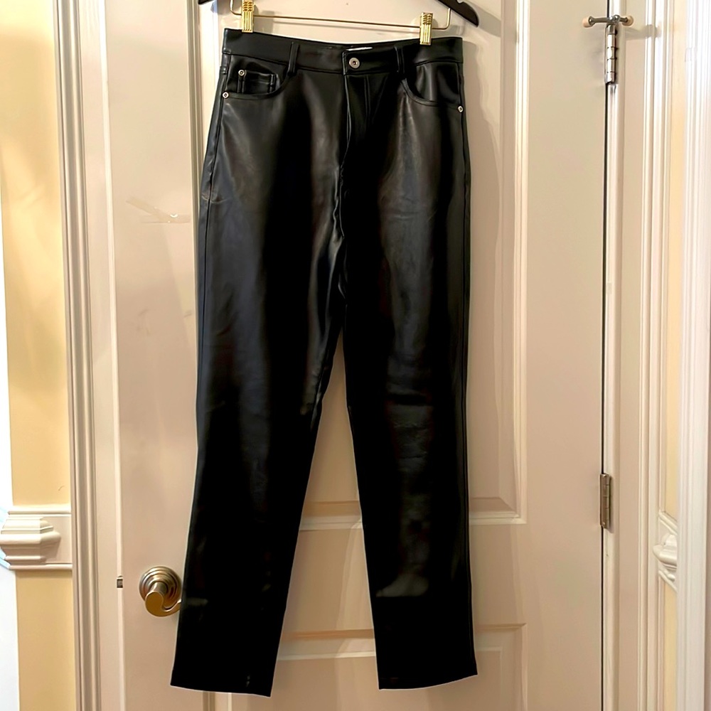 BOA BLACK LEATHER PANTS NWT